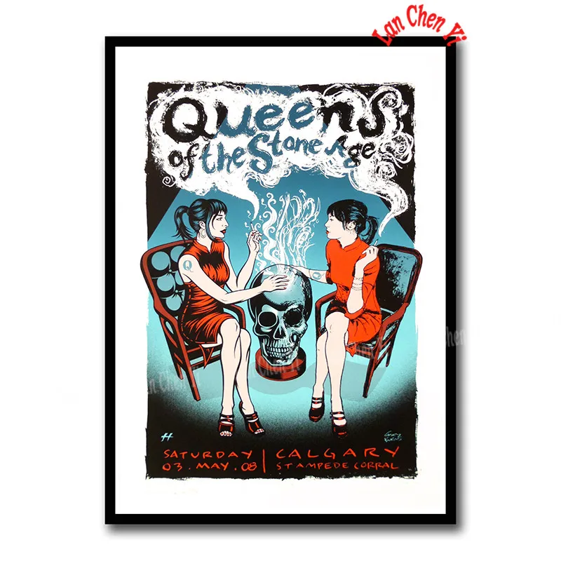 Queen Rock band бумажные плакаты с покрытием, домашний Декор, живопись, настенные Стикеры, бумажные плакаты 42*30 см - Цвет: Сливовый