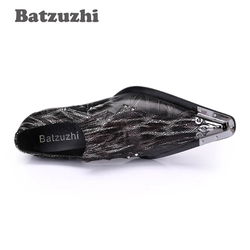 Batzuzhi Limited Edition Japanese Type Fashion Men's Leather Shoes Pointed Toe Leather Dress Shoes Men High Inreased Footwear!
Batzuzhi Limited Edition Japanese Type Fashion Men's Leather Shoes Pointed Toe Leather Dress Shoes Men High Inreased Footwear!