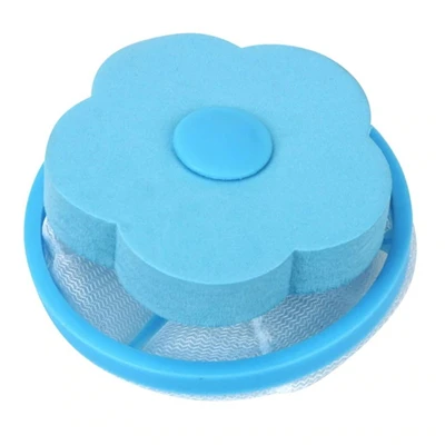 1PC Blue Pet мех Catcher одежда очищающий шар многоразового использования для удаления меха Бытовая стирка удаление волос плавающий очиститель для стиральной машины - Цвет: 1PC Blue