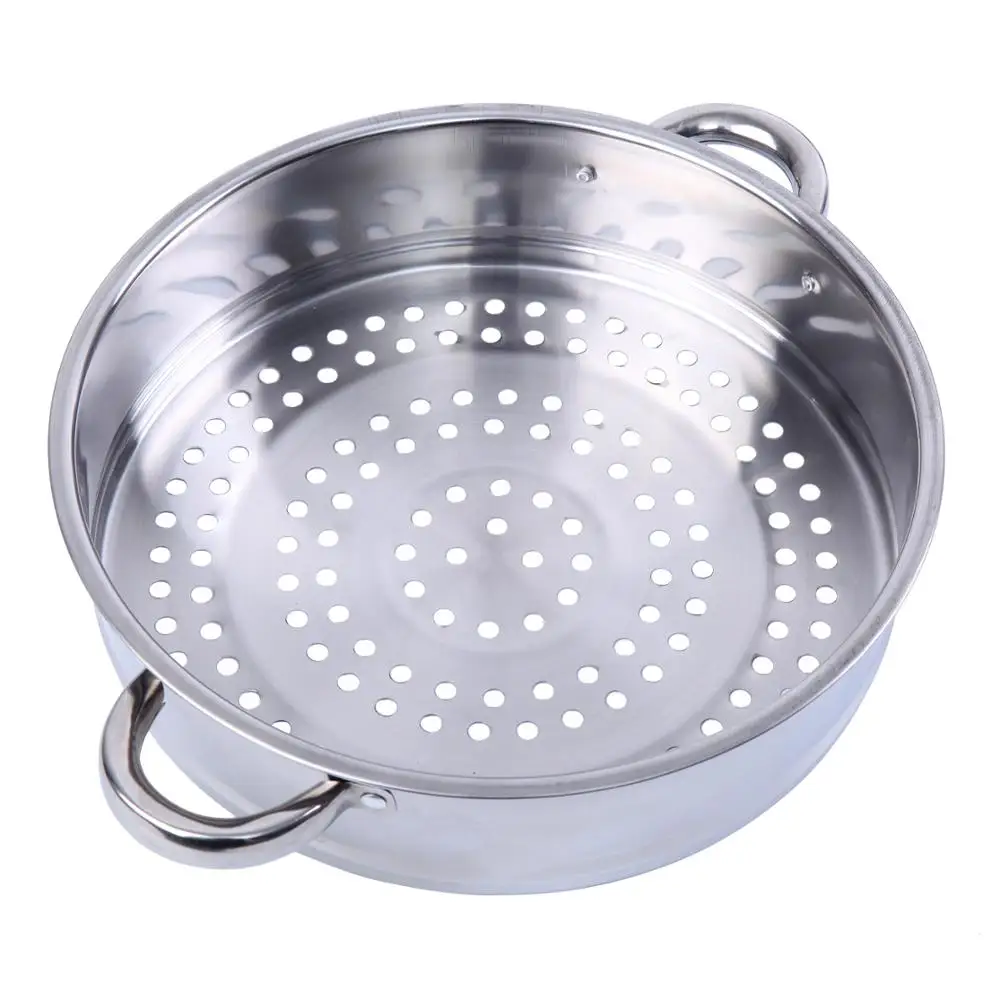 

Stainless Steel Mantowarka 5 layer Thick Steamer Pot Universal Cooking Pots for Induction Cooker Gas Stove 30cm Double Boils