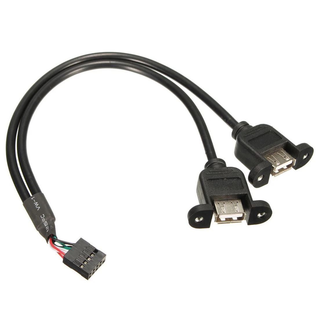 9 Pin к двойному USB 2 0 Type A гнездовой адаптер кабель материнская плата|usb a usb|usb usb ausb |