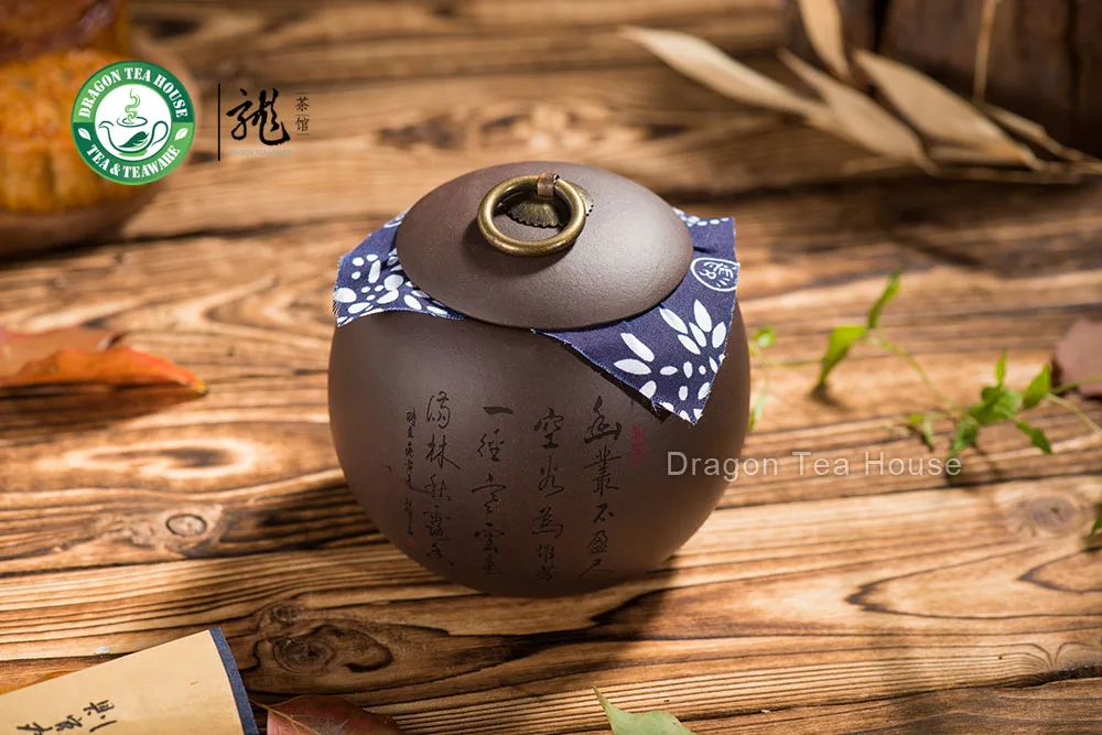 Коричневая ручная работа Исин зиша глина Орхидея чай Caddy кофейная канистра 500 мл 16