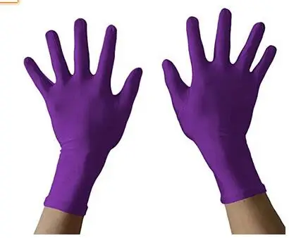 Детские короткие перчатки унисекс для взрослых Spadex Zentai фиолетовые костюм на
