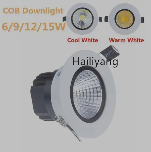 Новинка Встраиваемый светодиодный светильник с регулируемой яркостью cob 5 Вт 7 9 12