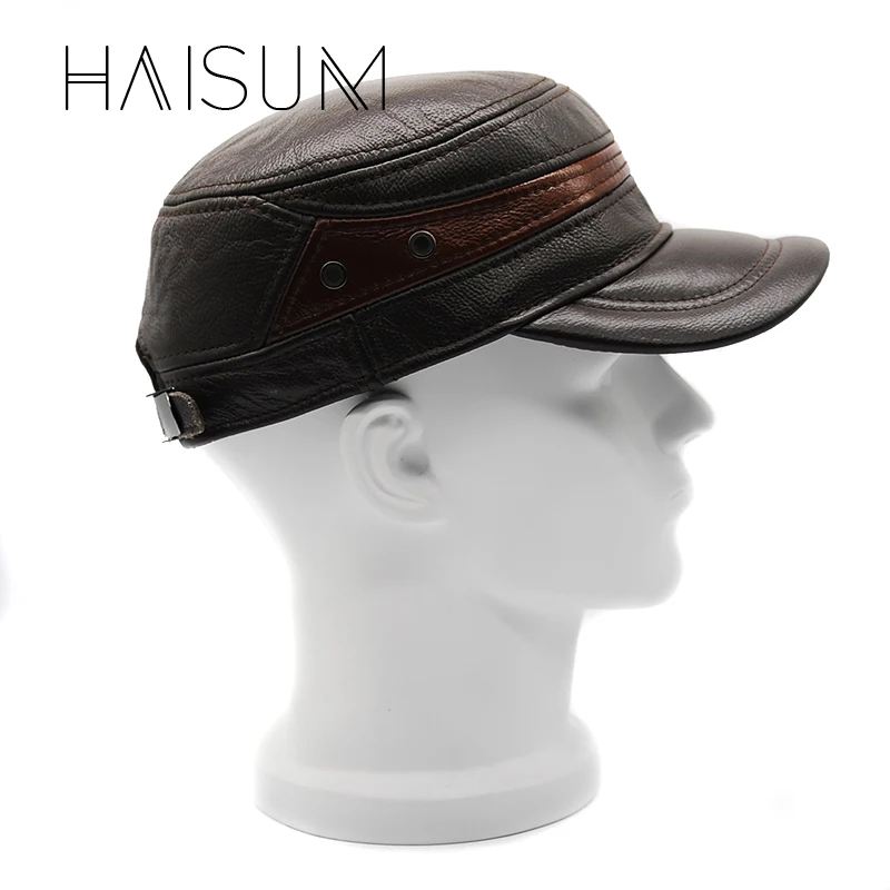 Мужские шапки в стиле милитари Gorras однотонные регулируемые из натуральной