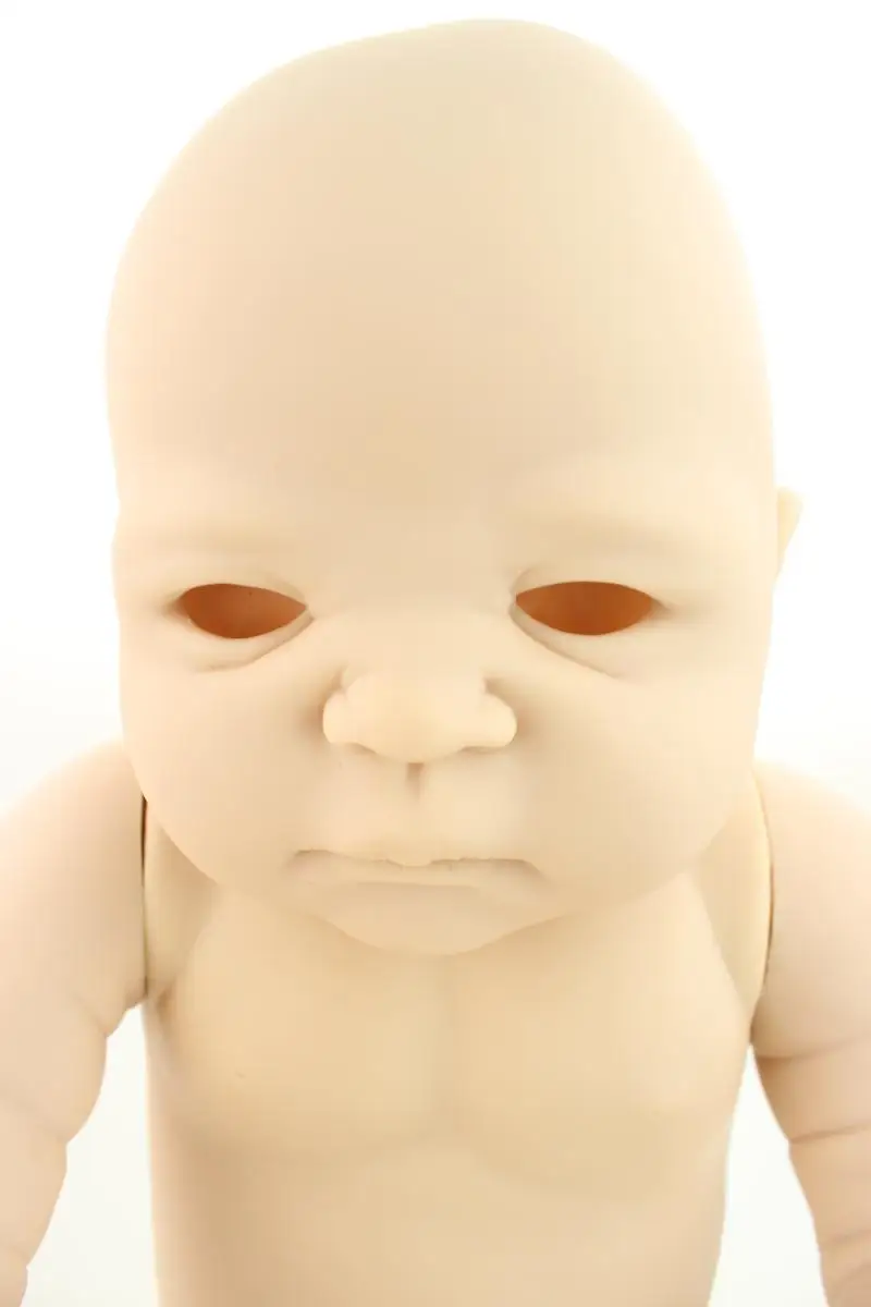 Мягкие силиконовые виниловые куклы Reborn Baby, наборы, реалистичные, настоящие, на ощупь, Неокрашенная, номинальная Кукла reborn