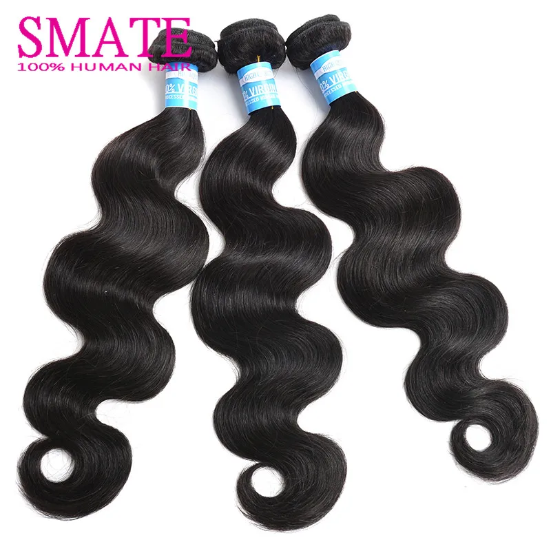 7А Перуанский Девы Волос Объемной Волны 3 Bundle Недорогие необработанные Объемная