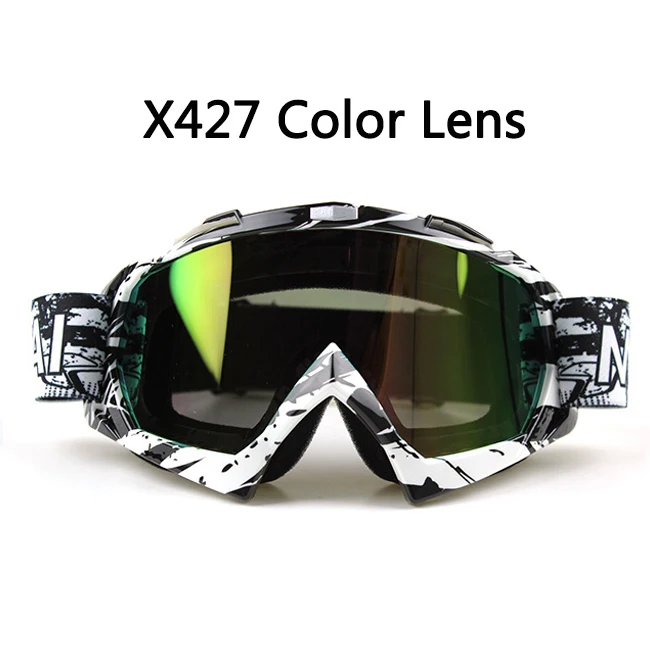 X427 R Nordson открытый мотоцикл очки Велоспорт MX внедорожный Лыжный Спорт ATV Dirt Bike гоночные очки для Fox мотокросса очки Google - Цвет: X427 R