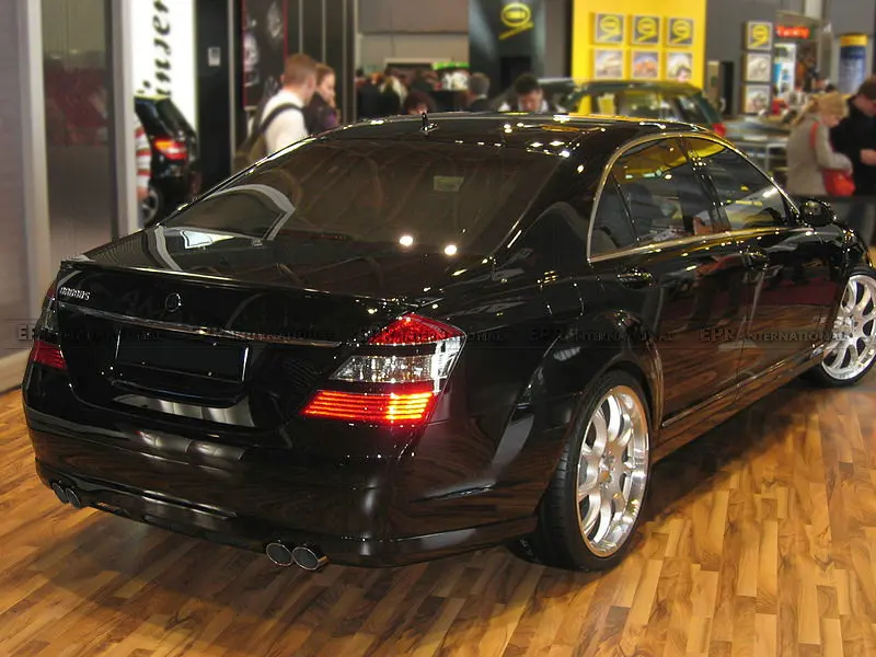 Для Benz S класса W221 06-12 S250 S280 S300 S350 S400 S500 S550 S600 4matic ограждающий брус Стиль FRP волокна Стекло спойлер задней крышки