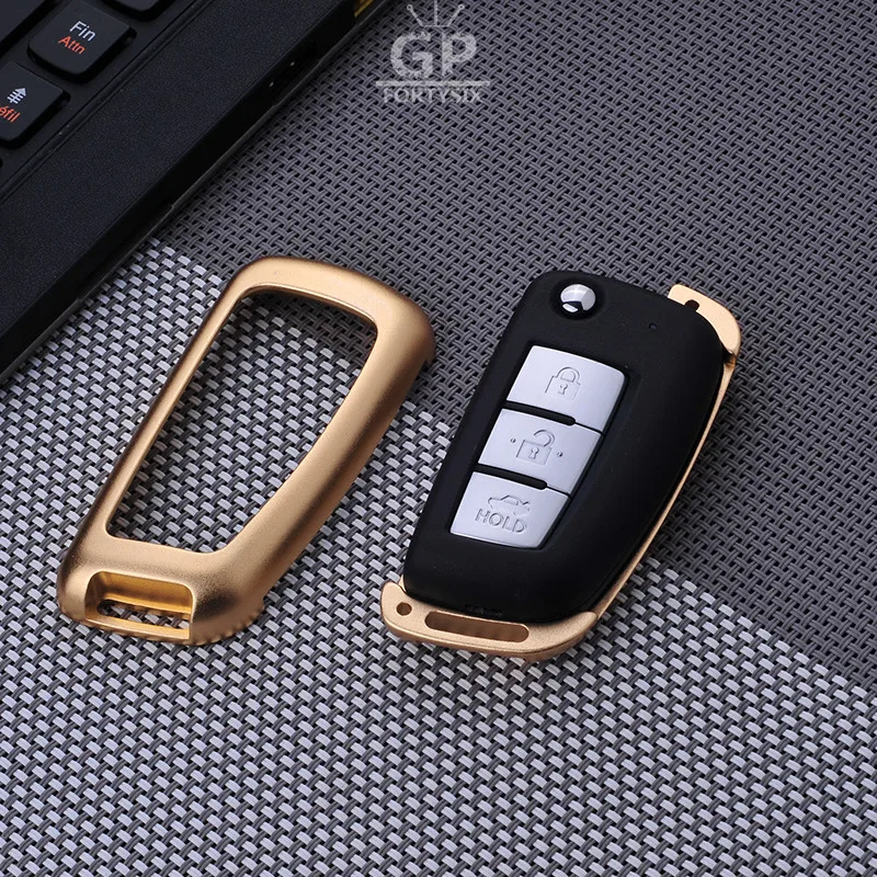 Алюминиевый автомобильный чехол для ключей держатель брелок Nissan Livina Qashqai Sylphy NV200