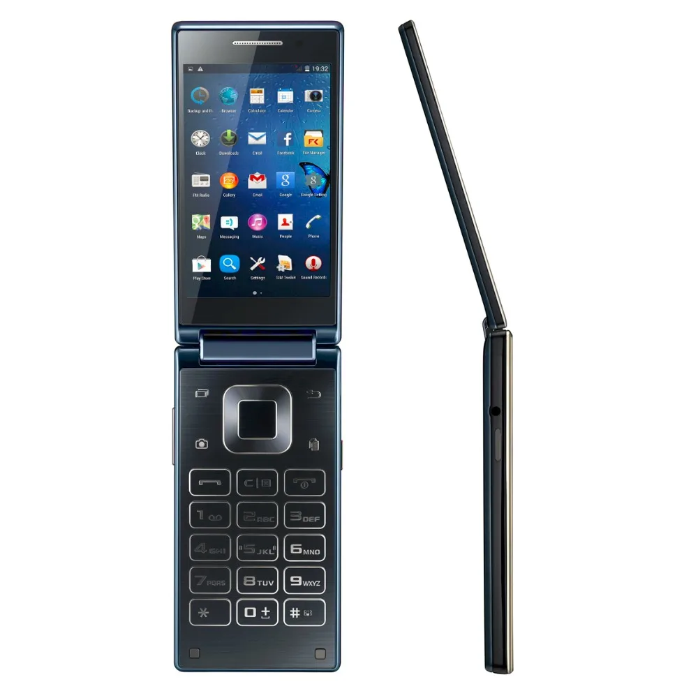 Оригинал VKworld T2 3 Г WCDMA Флип Мобильный Телефон 4.0 'ɺndroid 5.1 MTK6580 Quad Core Dual SIM 1 RAM 8 ROM
