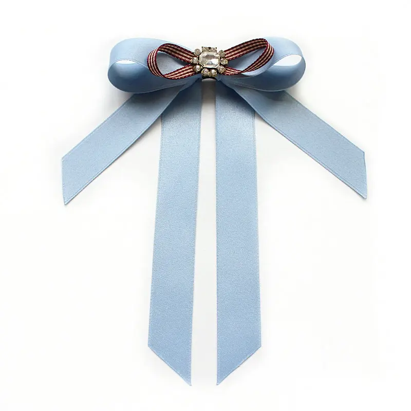 Handmade Bow Tie Элегантная женская рубашка с воротником и галстуком-бабочкой винтажная Стразы горный хрусталь для свадьбы костюм деловой ГАЛСТУК школьная форма галстук-бабочка аксессуар - Цвет: Handmade Bow Tie