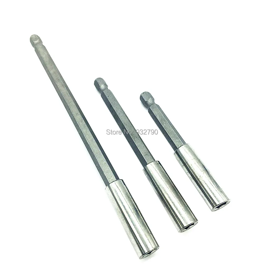 3 шт. БЫСТРОРАЗЪЕМНАЯ Магнитная отвертка удлинитель держатель для бит