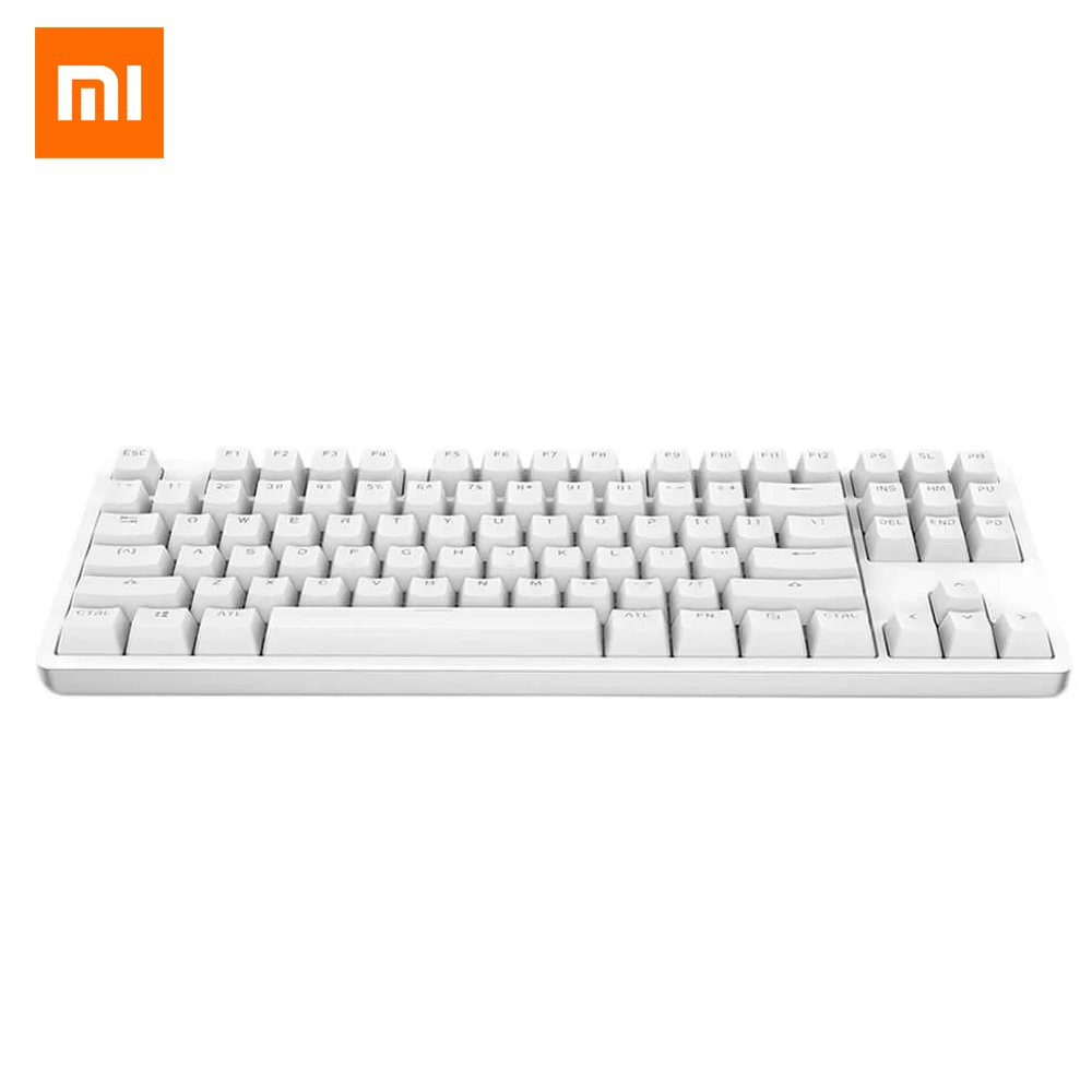 Xiaomi Yuemi 87 ключей механическая клавиатура светодиодный подсветка алюминиевый