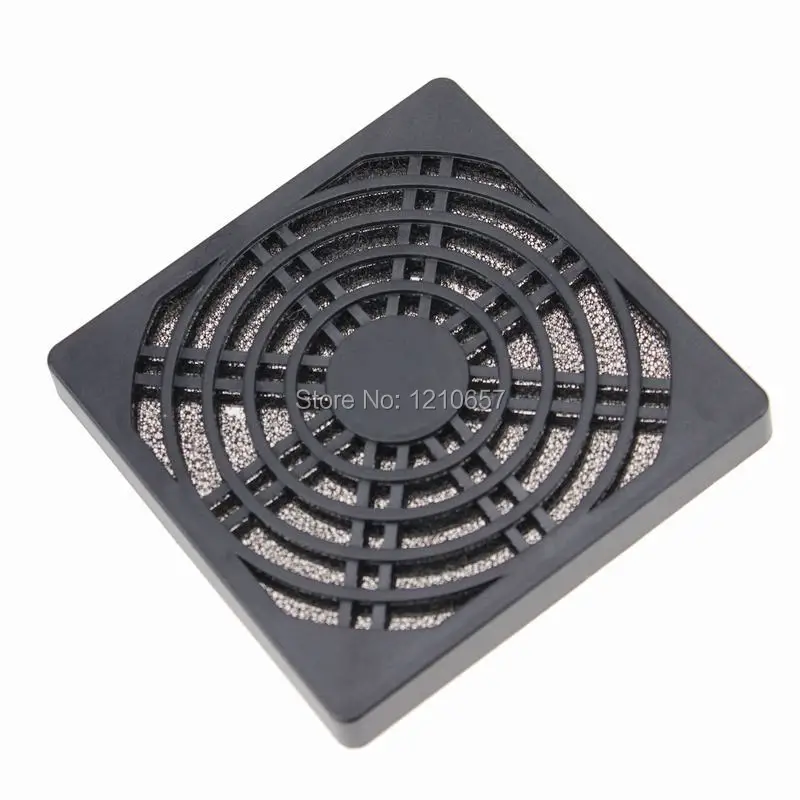 Черный пластиковый пылезащищенный вентилятор 80 мм для ПК 2 шт. в партии|computer