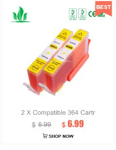 8 шт 364XL картридж совместимый для HP364 364 XL Photosmart Беспроводной B109a B109d B109f B109n плюс B209a B209c B210a принтер