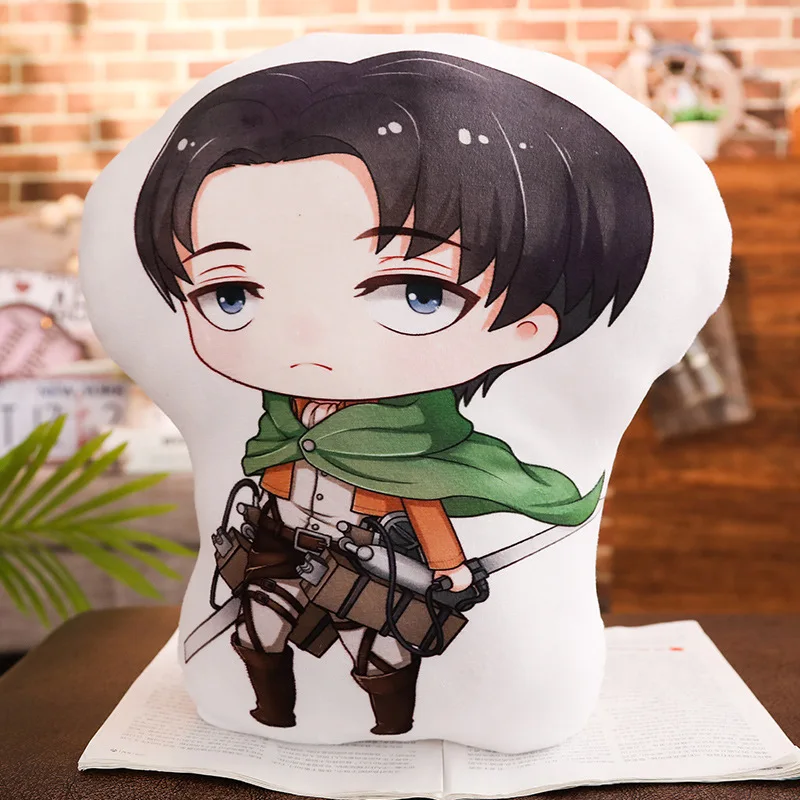 Аниме мультфильм косплей Shingeki no Kyojin атака на itan Декоративная Подушка Плюшевые