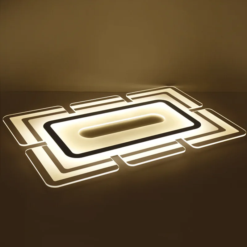 EuIgnis 110 220 В ультра тонкие прозрачные светодиодный свет для дома Plafonnier Moderne Luminaria Teto