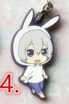 Idolish7 аниме брелок Изуми Иори Ямато Никайдо SOGO NAGI Тамаки Гаку Мицуки Осаки каучуковый ремешок аксессуары для мобильных телефонов/Подвески D173 - Цвет: 4