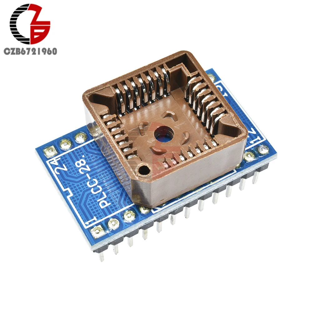 PLCC20 к DIP20 PLCC28 к DIP24 PLCC40 к DIP44 адаптер программатора EZ разъем IC тестовая розетка Универсальный конвертер