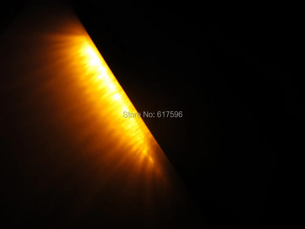 Глянцевый черный Тип + дымчатые линзы светодиодный боковой маркер светильник