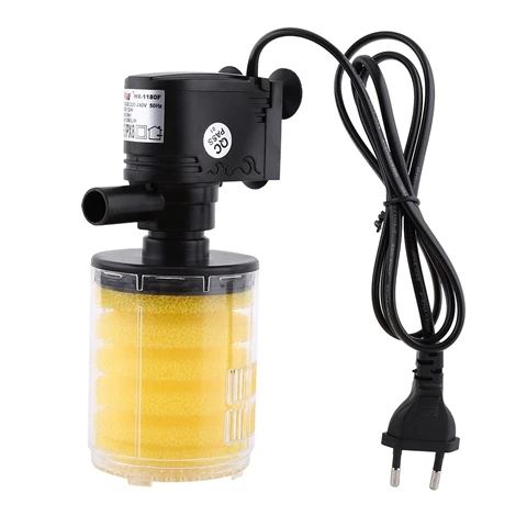 3 в 1 Fish Tank Filter кислорода насоса качество воды очиститель инструмент ЕС Plug аквариум фильтр akvaryum FILTRE аквариум аксессуары - Цвет: Like icture