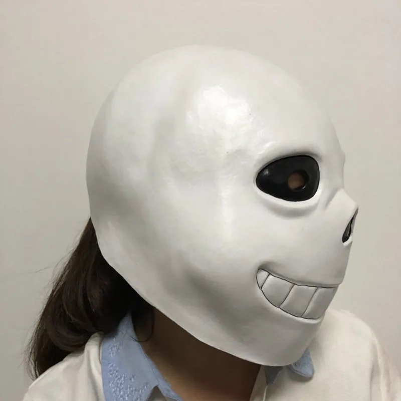 Игра Undertale Sans косплэй маска для детей и взрослых Необычные мяч светящиеся маски латексный Полнолицевой шлем реквизит аксессуары