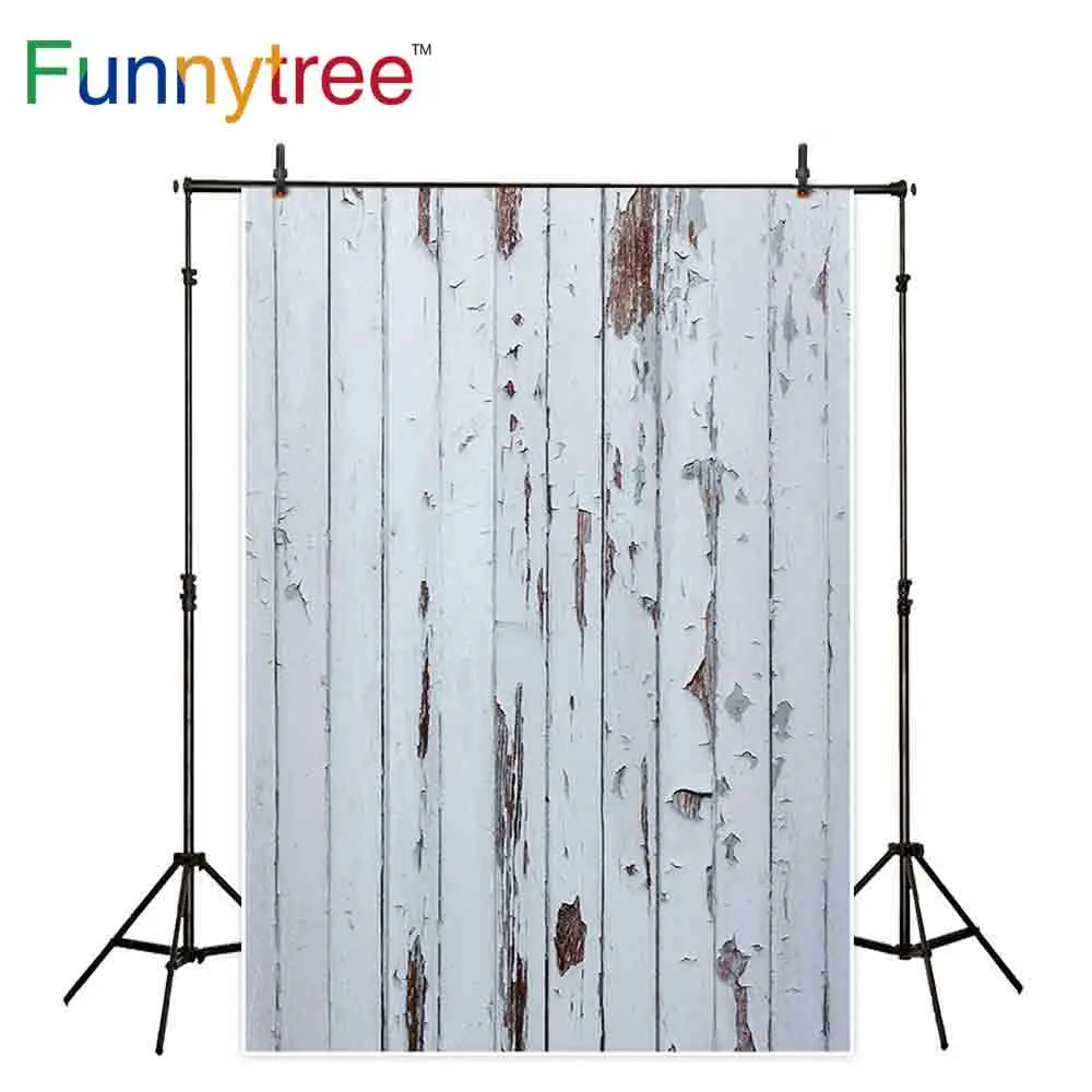 Фоны для фотосъемки Funnytree с изображением старой деревянной стены отброшенной