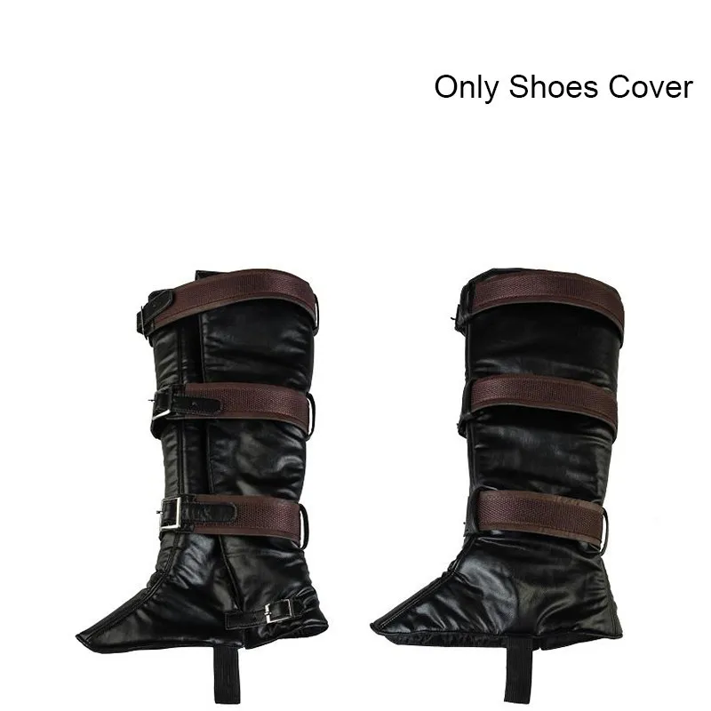 Only Shoes cover Мстители, бесконечные войны, костюм Капитана Америки Стива Роджерса, косплей супергероя, Хэллоуин, для взрослых, мужские перчатки, обувь, чехол на пояс - Цвет: Only Shoes cover