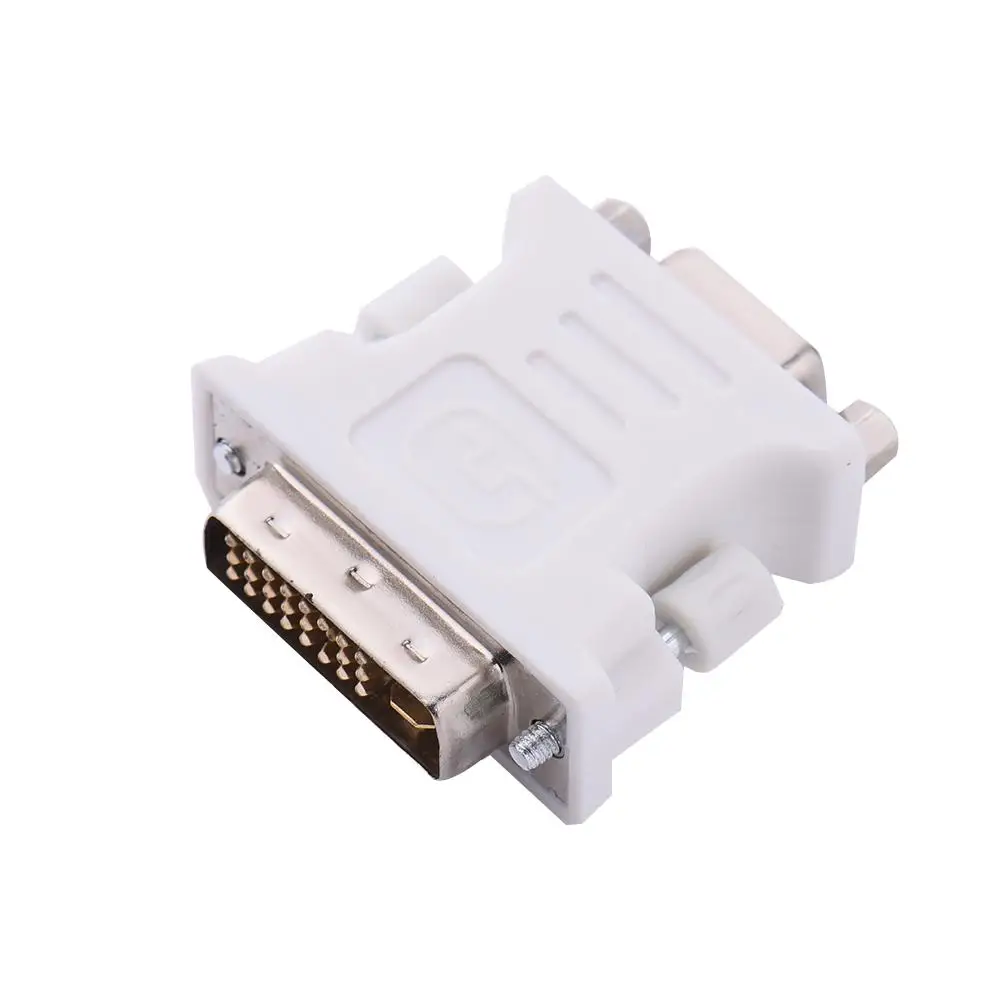 Новый DVI 24 5 Мужской к VGA Женский Разъем I Двойной Ссылка мужской D Sub аудио видео