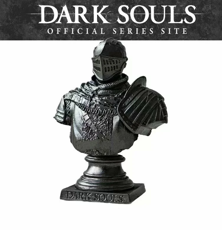 Dark Souls ПВХ бюст фигурку черный рыцарь Коллекция Модель игрушечные лошадки кукла