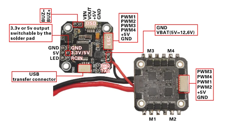 Mini Tower F3 OSD управление полетом интегрированный 10A 4в1 ESC 20 мм x 20 мм для FlyTower FPV гоночный Дрон RC гонщик Квадрокоптер для использования внутри помещений 130