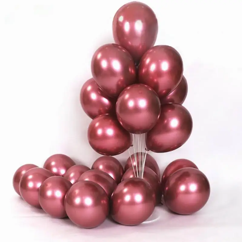 10 шт. чернильно синий воздушный шар Светящийся латексный украшение для дня