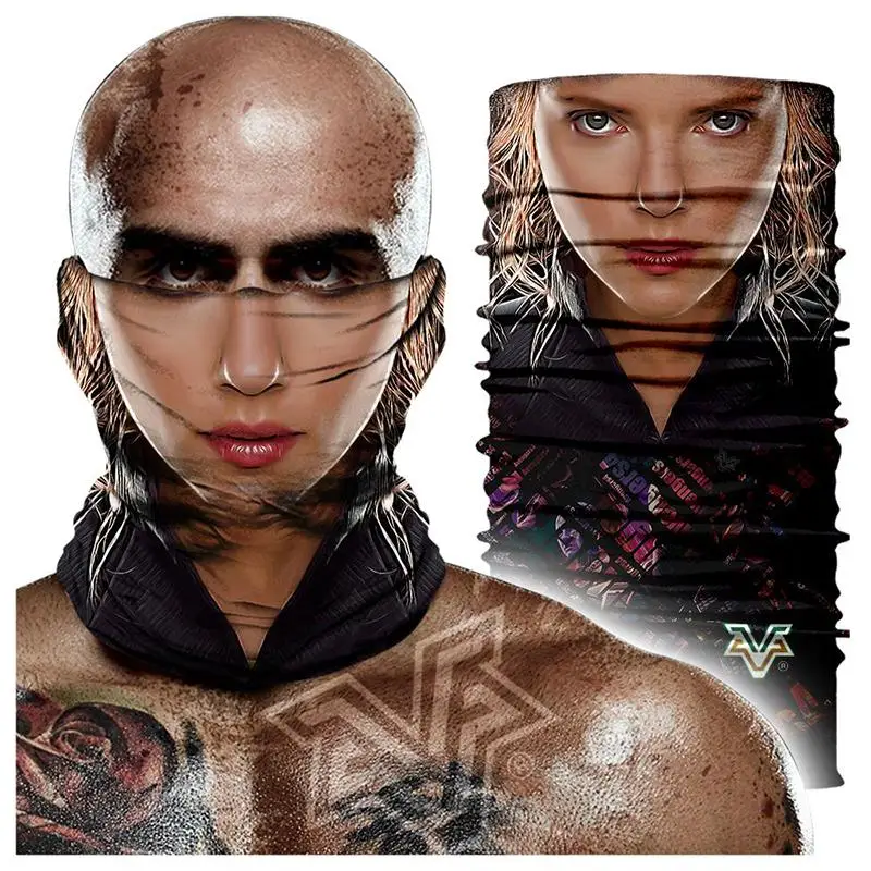 50pcs/lot Motorcycle Face Mask The Avengers 4 Cycling Seamless Bandana Biker UV Headband Thanos Marvel Neck Buffs Hiking Scarves