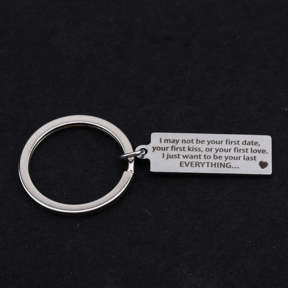 key chain huasband wife couples lover ring gifts circle keys holder tag trucker deiver fsshion trendy |