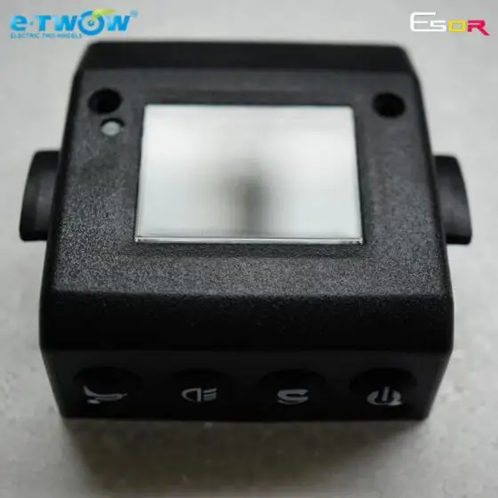 Display housing for E-TWOW electric scooter parts Front plastic case - Цвет: Черный