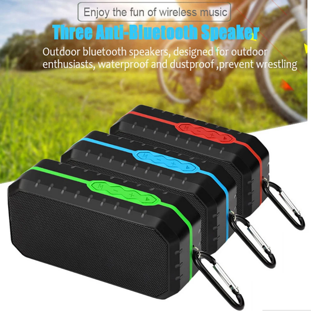 Bluetooth-Колонка Водонепроницаемая с поддержкой FM-радио AUX TF USB | Электроника