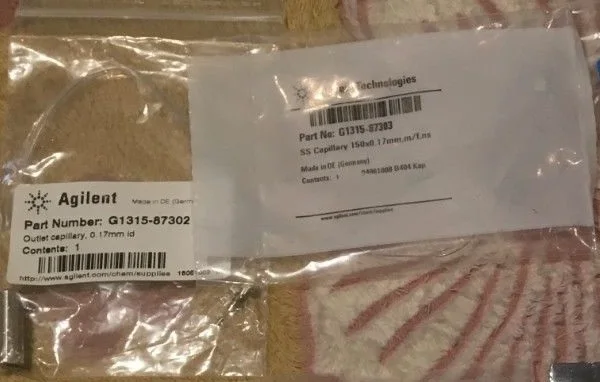 Для Agilent G1315 87303 капиллярный из нержавеющей стали 0 17 мм x 150 с несобранными
