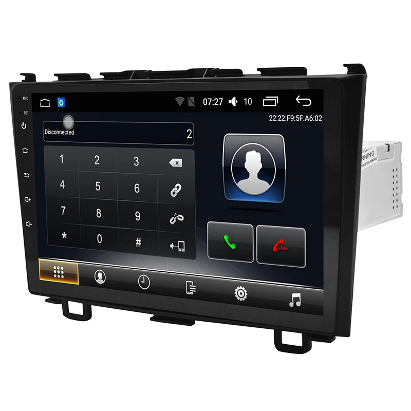 Android 7 1 Din Автомобильный мультимедийный dvd плеер для Honda CRV 2007 2011 GPS навигационная