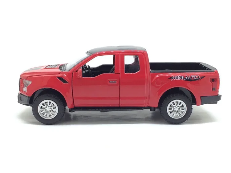 Мини-Игрушечный Грузовик 1:32 модель игрушечного автомобиля для Ford F150 Raptor звуковой светильник автомобиль детские игрушки