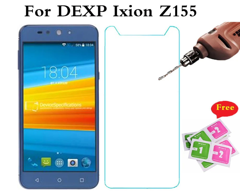 Tempered Glass For DEXP Z155 Explosion-proof Protective Front Film Screen Protector Z 155 | Мобильные телефоны и