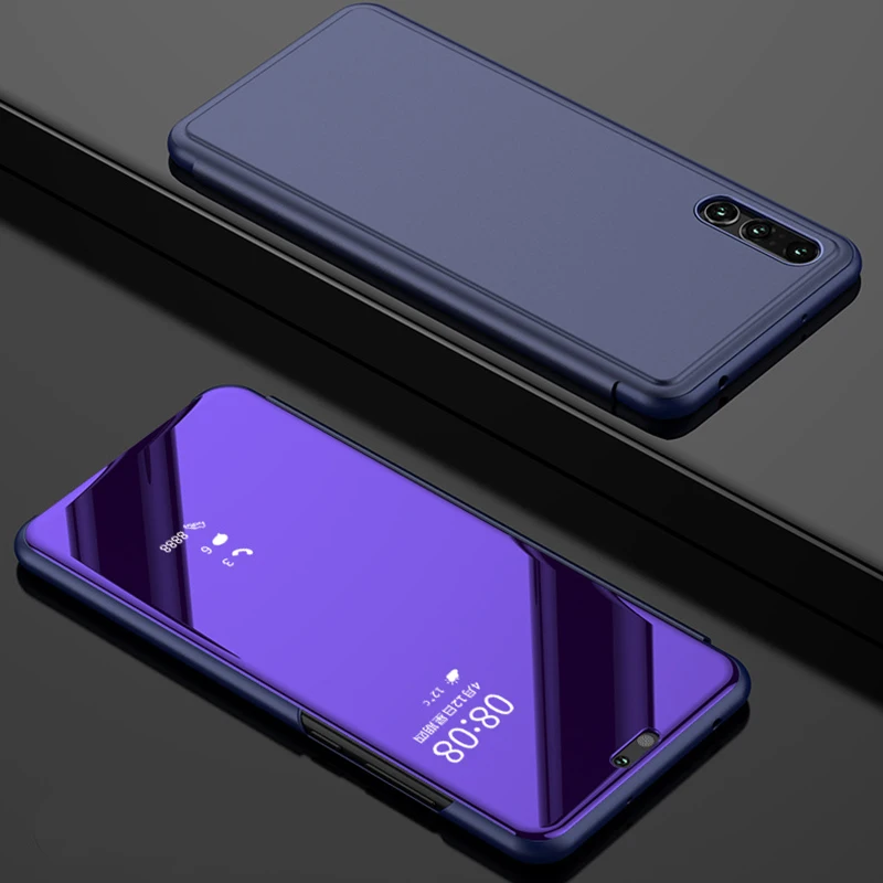 Чехол с окошком для Huawei p20 pro P9 P10 Plus умный зеркальный флип чехол lite Hornor 10