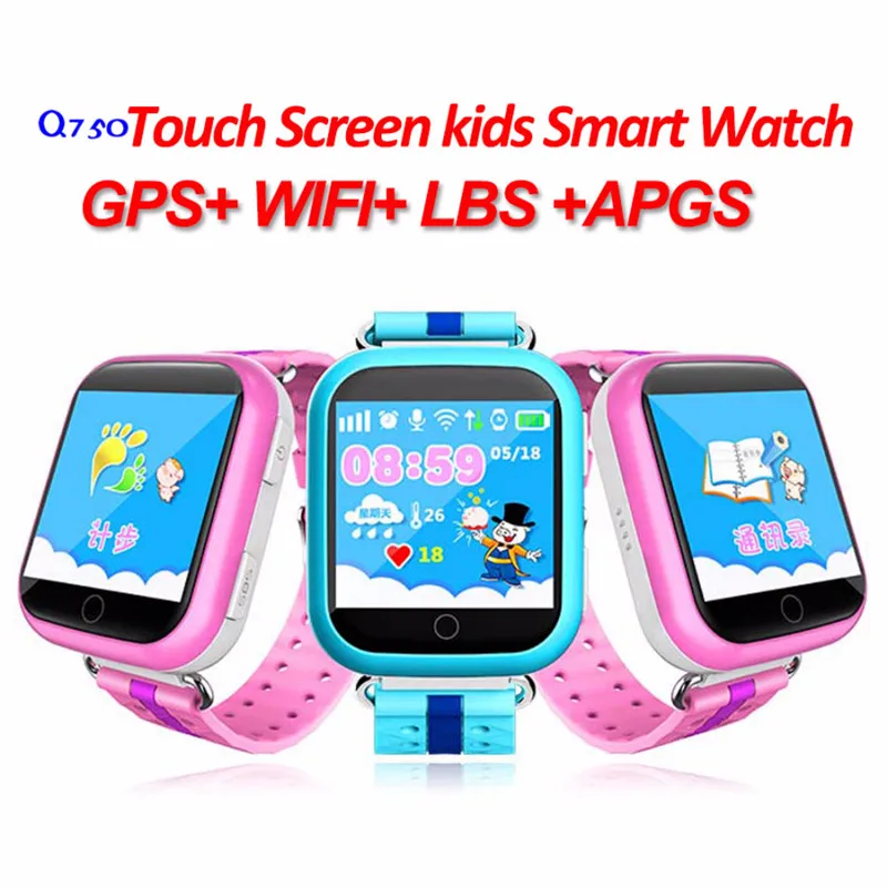 Q750 WI FI 1 54 сенсорный экран для детей раннего обучения умные детские часы анти