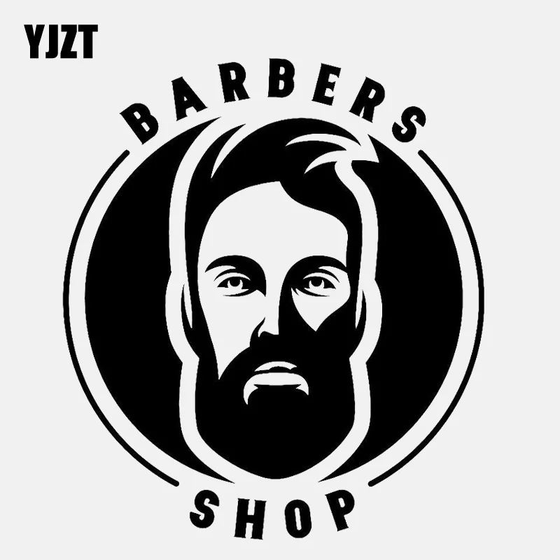 YJZT 12.3CM*14.1CM Hair Stylist Salon Hairdresser Barber Shop Vinyl Car Sticker C22-0179 | Автомобили и мотоциклы