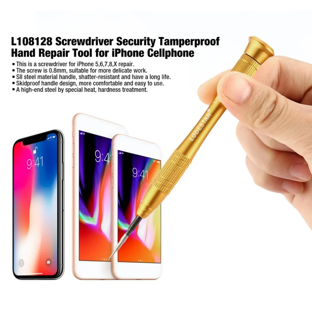 L108128 отвертка для безопасности инструмент ручного ремонта iPhone мобильного