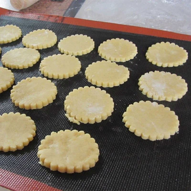 Goldbaking Премиум антипригарный силиконовый коврик для выпечки для хлебопекарной печи, перфорированная сетка для приготовления на пару, полноразмерный лист для приготовления пищи
