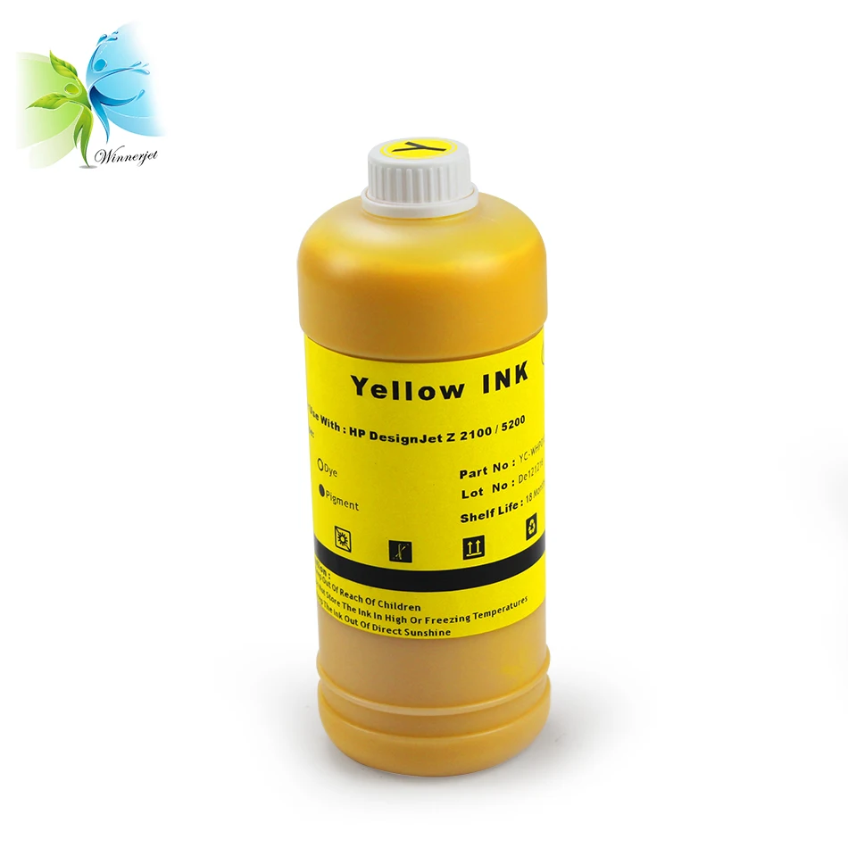 Пигментные чернила Winnerjet 500 мл x 8 цветов для hp 70 # принтера Hp Designjet Z2100 Z5200|ink 500ml|pigment