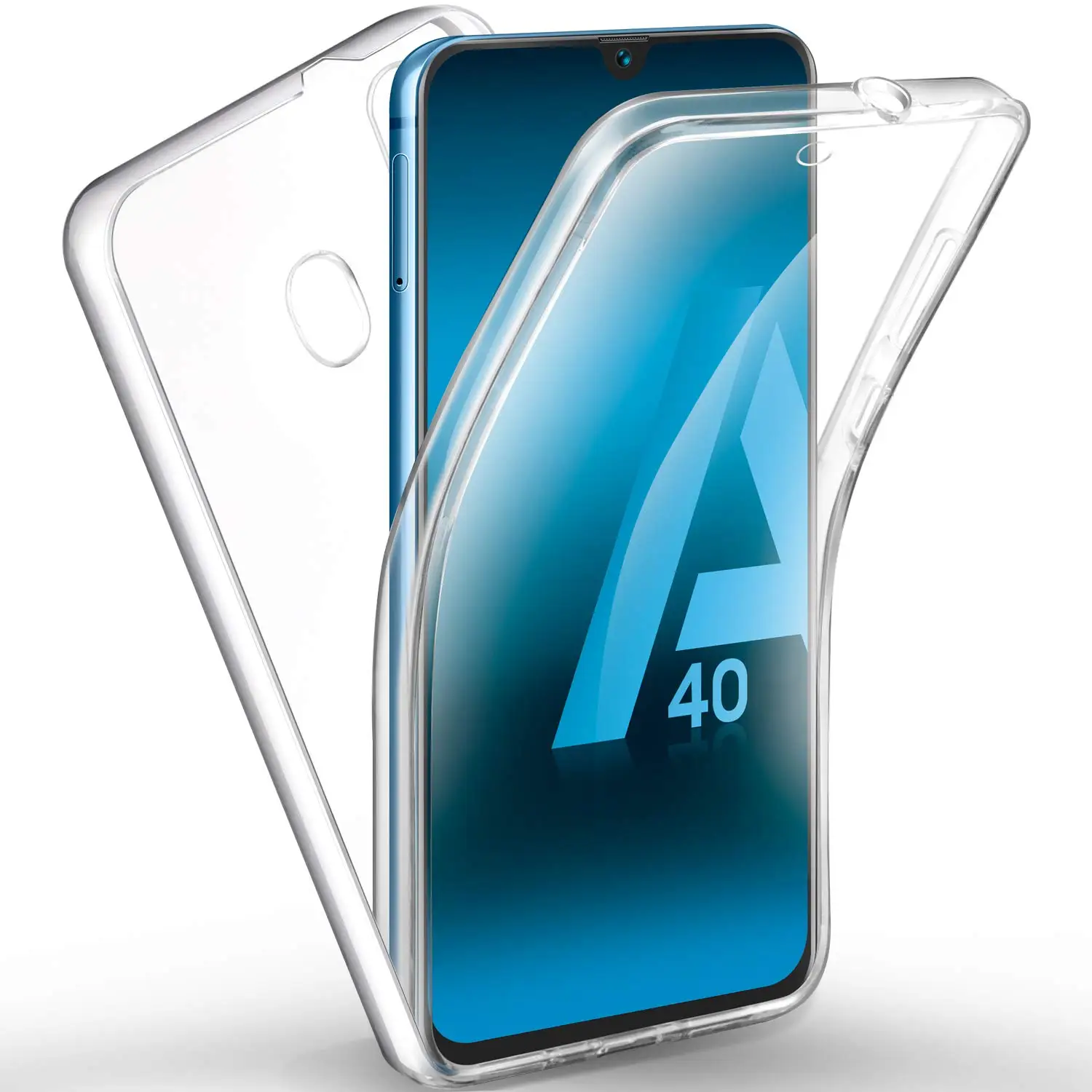 Двойной прозрачный мягкий чехол из ПК и ТПУ для Samsung Galaxy A9 A8 A7 A6 Plus 2018 A10 A20 A30 A40 A50 A60