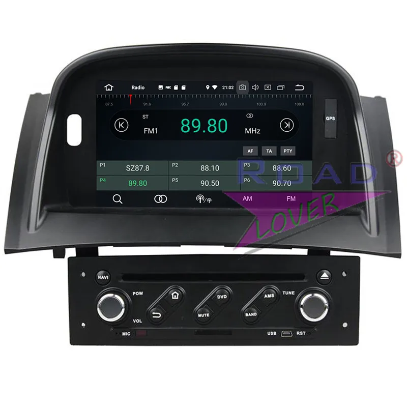 Автомобильный DVD-плеер Roadlover 7 дюймов Android 9 0 для Megane II 2004-2009 стерео GPS-навигация