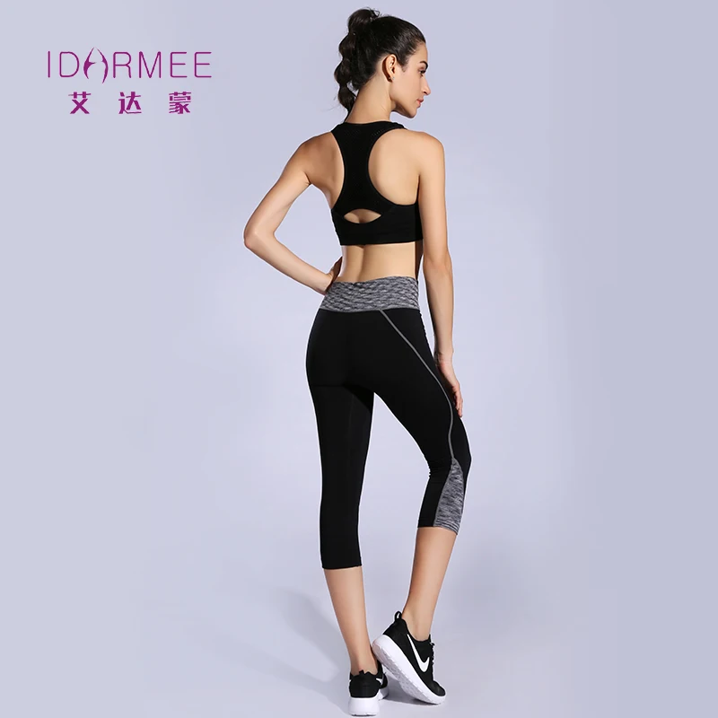 IDARMEE s8046 Для женщин Костюм для занятия йогой Тренажерный зал Спорт Бег Танец